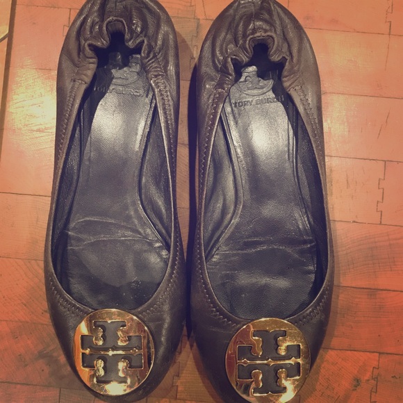 Tory Burch Shoes - Tory Burch Brown Reva, size 9